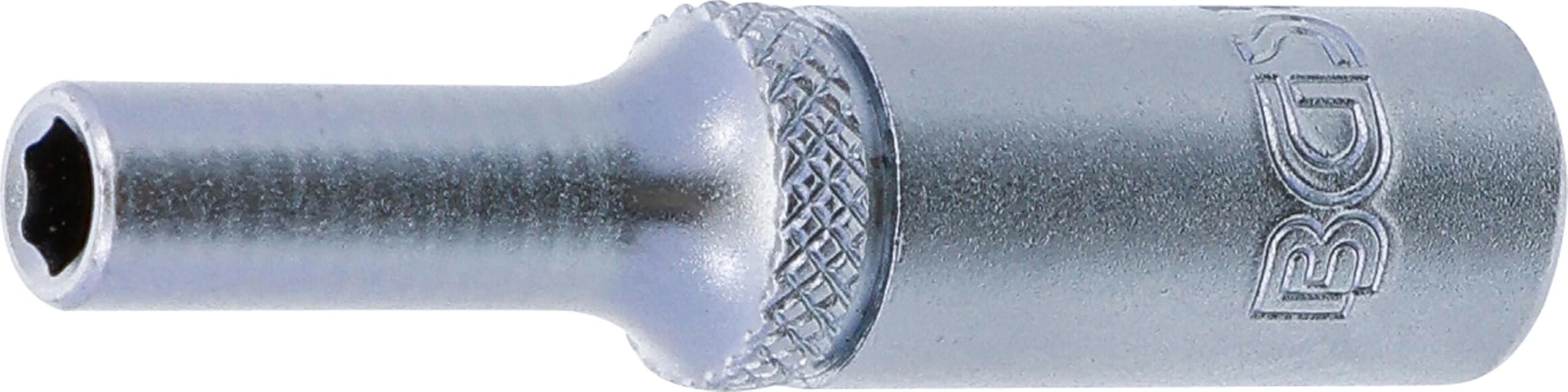 BGS 10504 | Socket, Hexagon, deep | 6.3 mm (1/4") Drive | 4 mm