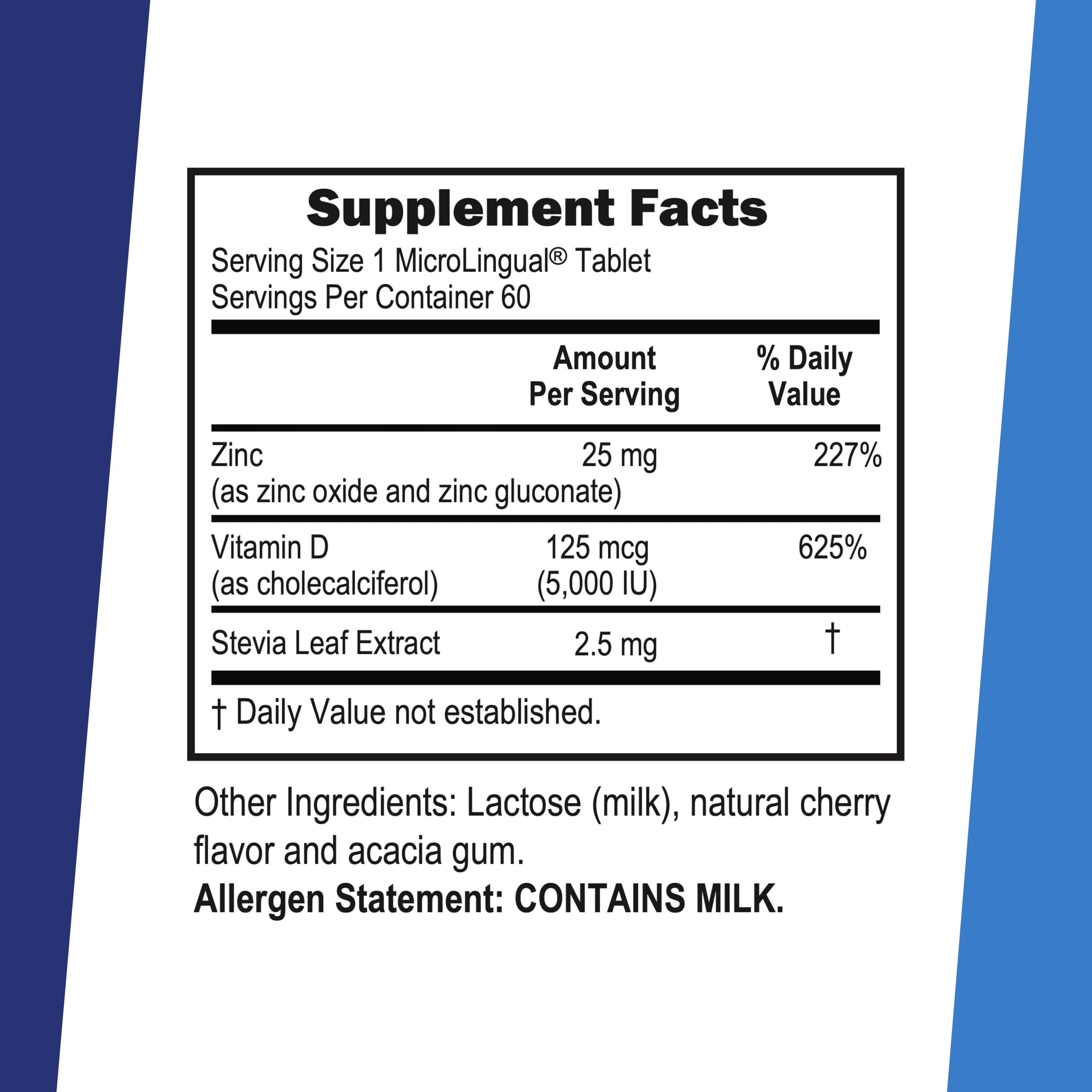 Superior Source Advanced Zinc 25 mg with Vitamin D3 5,000 IU, 60 Ct — Amazon image 2