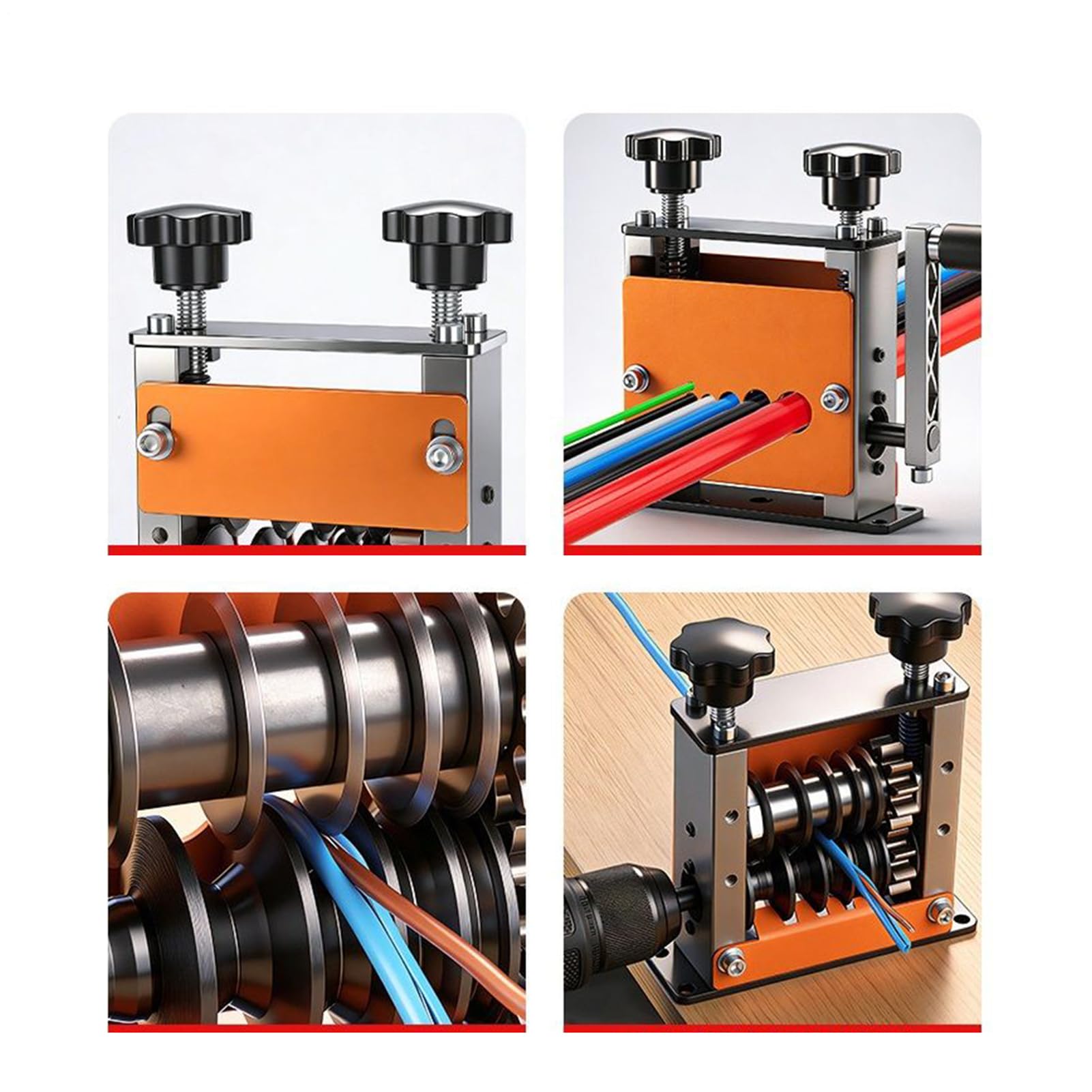 Máquina Pelacables De Chatarra Pelacables Automático Ajustable De 6 | Máquina De Pelar Alambre De Cobre Para Profesionales, Principiantes, Trabajadores Y