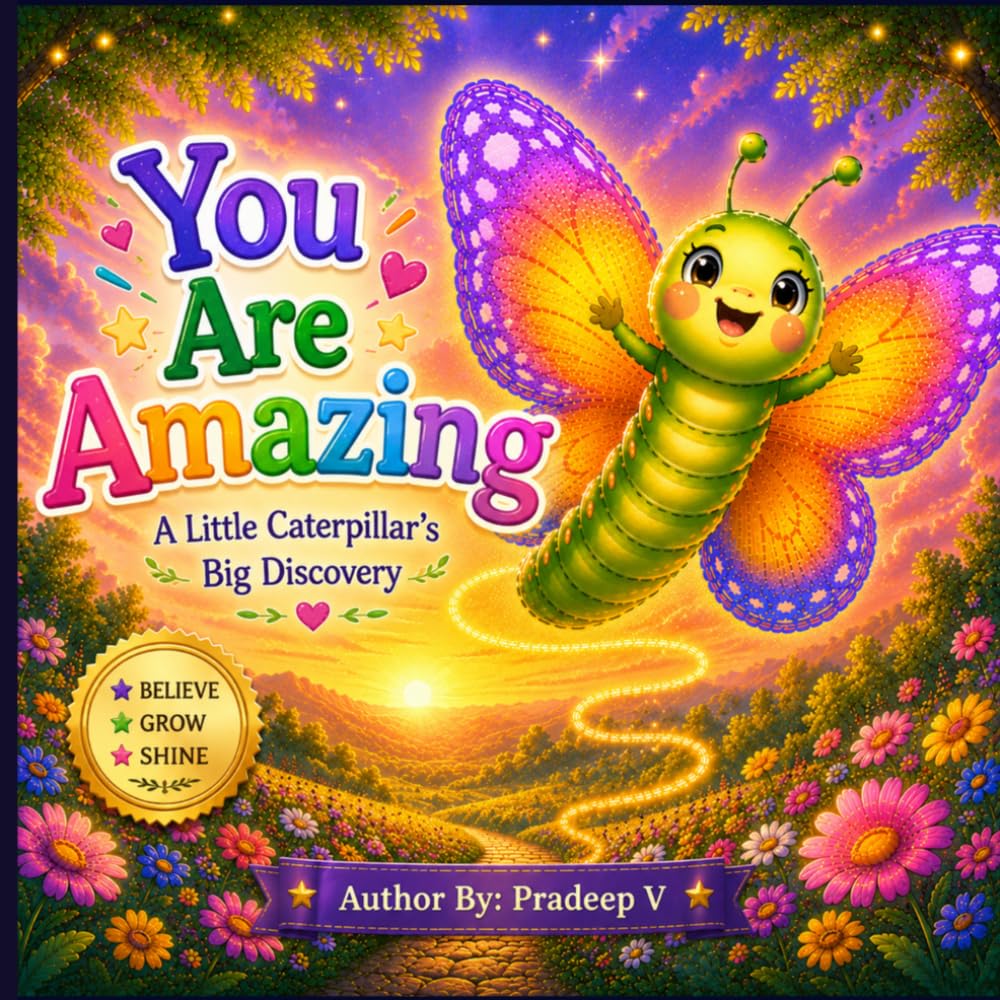 You Are Amazing: A Little Caterpillar’s Big Discovery – A Heartwarming Story About Self-Love, Courage, and Believing in Yourself