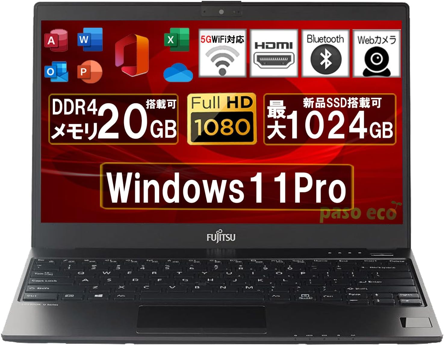【整備済み品】 ノートパソコン【Win11搭載】極軽極薄FUJITSU LIFEBOOK U938/U939
26999円
26999円
26999円