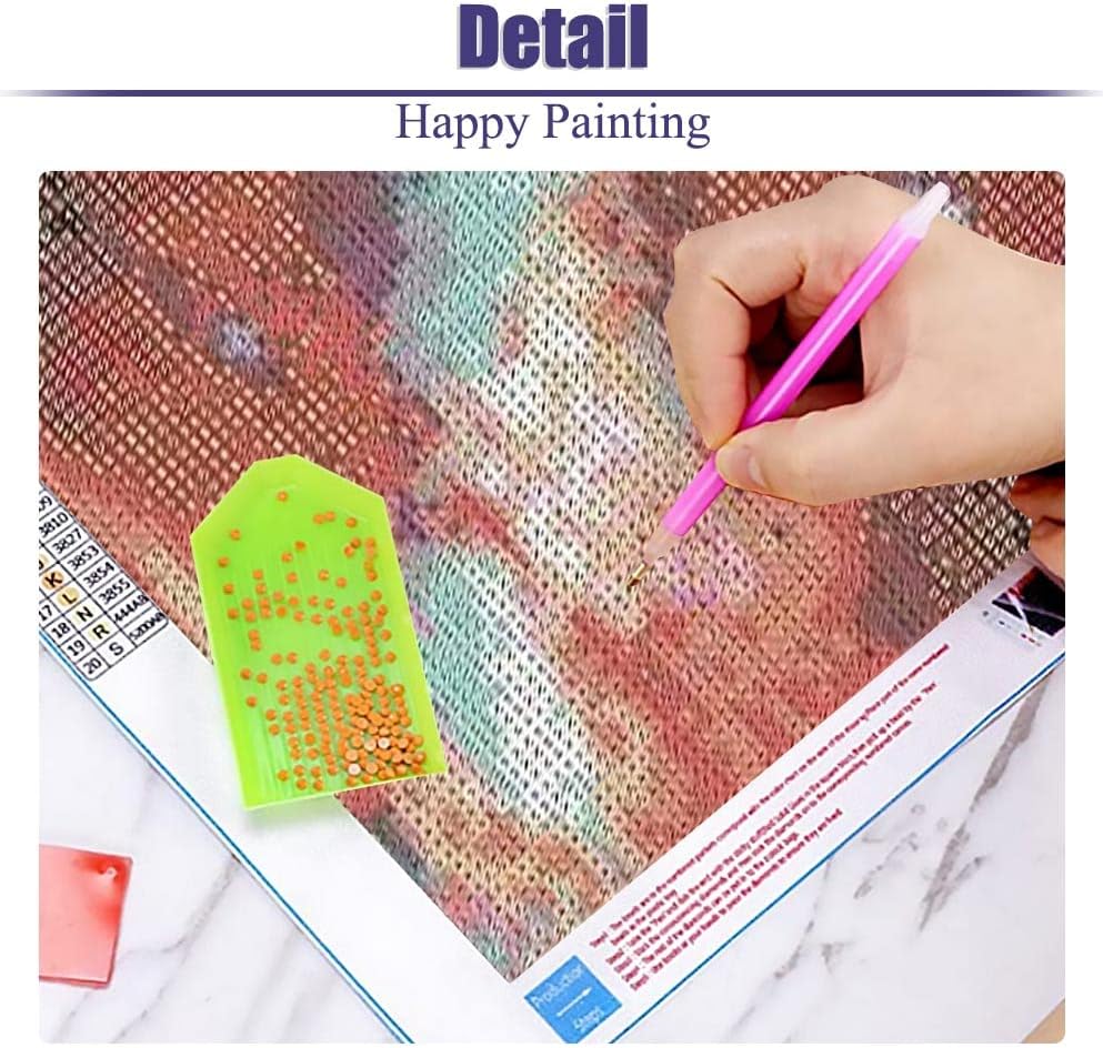 Miniatura 6 de pchmcu Paquete de 3 kits de pintura de diamantes de galaxia para adultos, pintura artística de diamantes de imitación 5D, arte y manualidades de