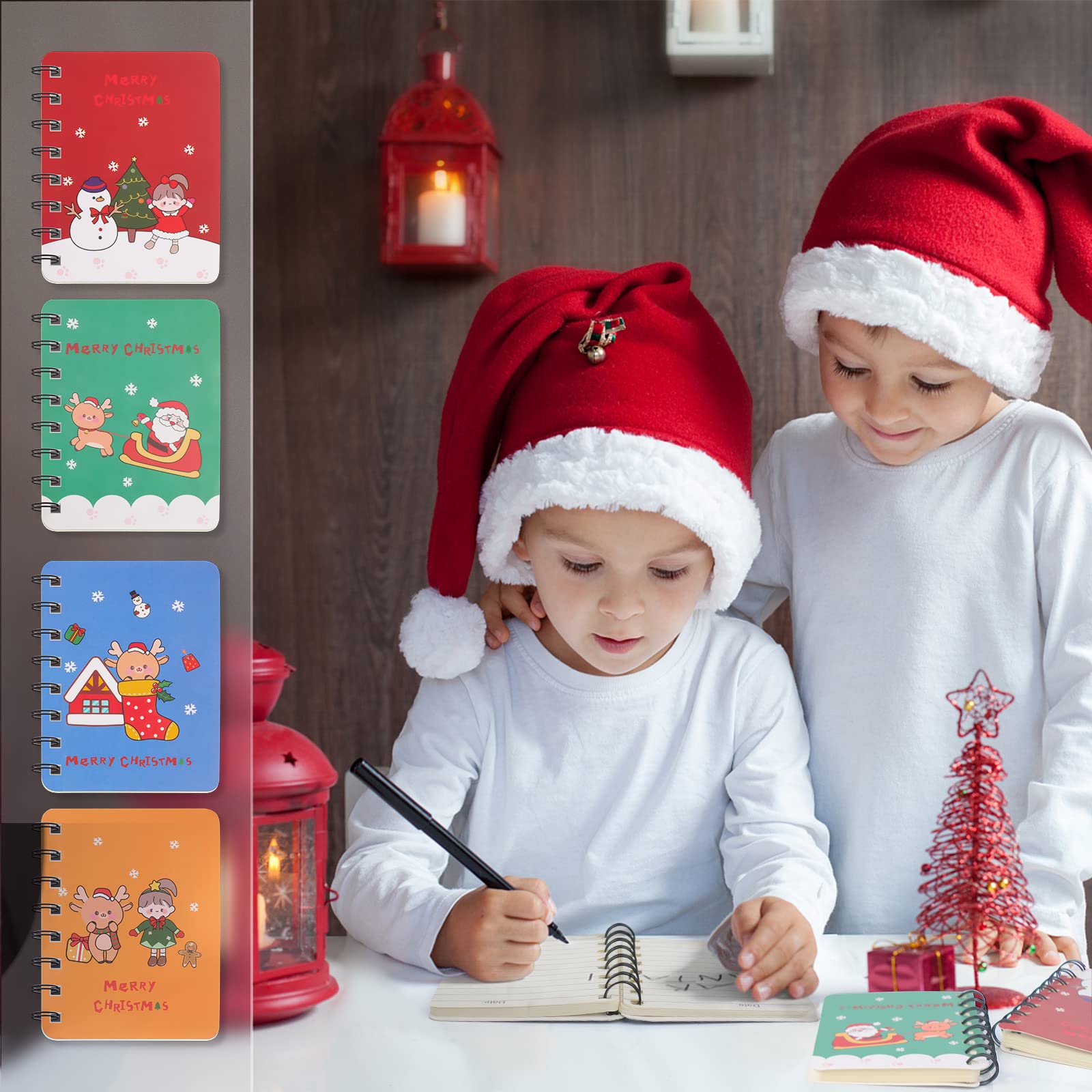 THE TWIDDLERS 36 Mini Livres de Puzzle de Noël pour Enfants, 14cm - Pochettes Surprise, Anniversaires, Cadeaux Invités, Chaussettes de Noël, Calendrier de l'Avent
