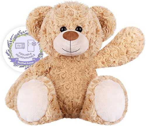 SuzziPals Teddy Bear Stuffed Animals, Microwavable Stuffed Animal Heating Pads