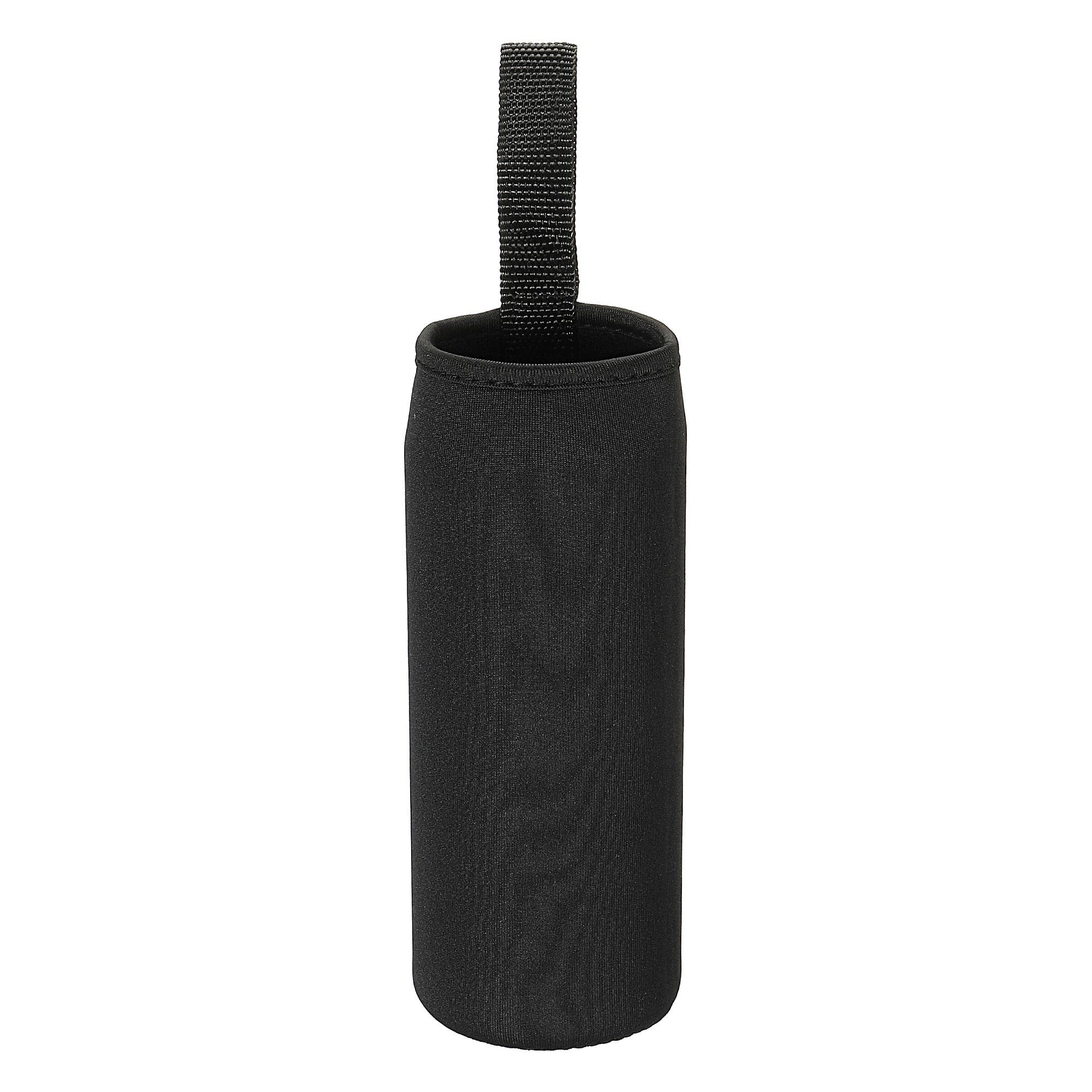 Lot De 2 Manchons De Protection En Néoprène Noir - Isolants Antidérapants Avec Sangle Pour Bouteilles Et Canettes 500ml