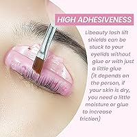 Vista 2 de Libeauty Barras elevadoras de pestañas de alta calidad, protectores de levantamiento de pestañas, 7 tamaños, almohadillas de silicona reutilizables