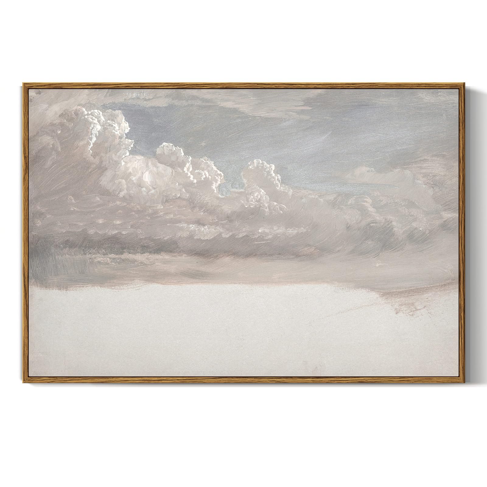 InSimSea Framed Canvas Wall Art, Meadow with Flowers Painting, Landscape for Living Room, Bedroom, Home, Bathroom Decor, 8x10 — view 243
