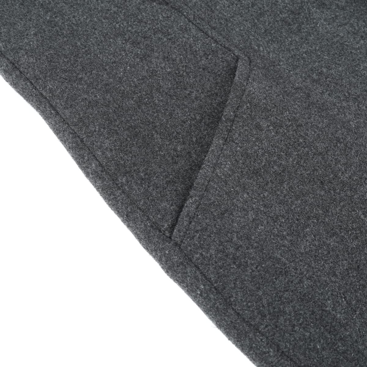 Allthemen Herren Wollmantel Mittellang Wintermantel Slim Fit Herrenmantel Wolle Warm Mantel Winter Business