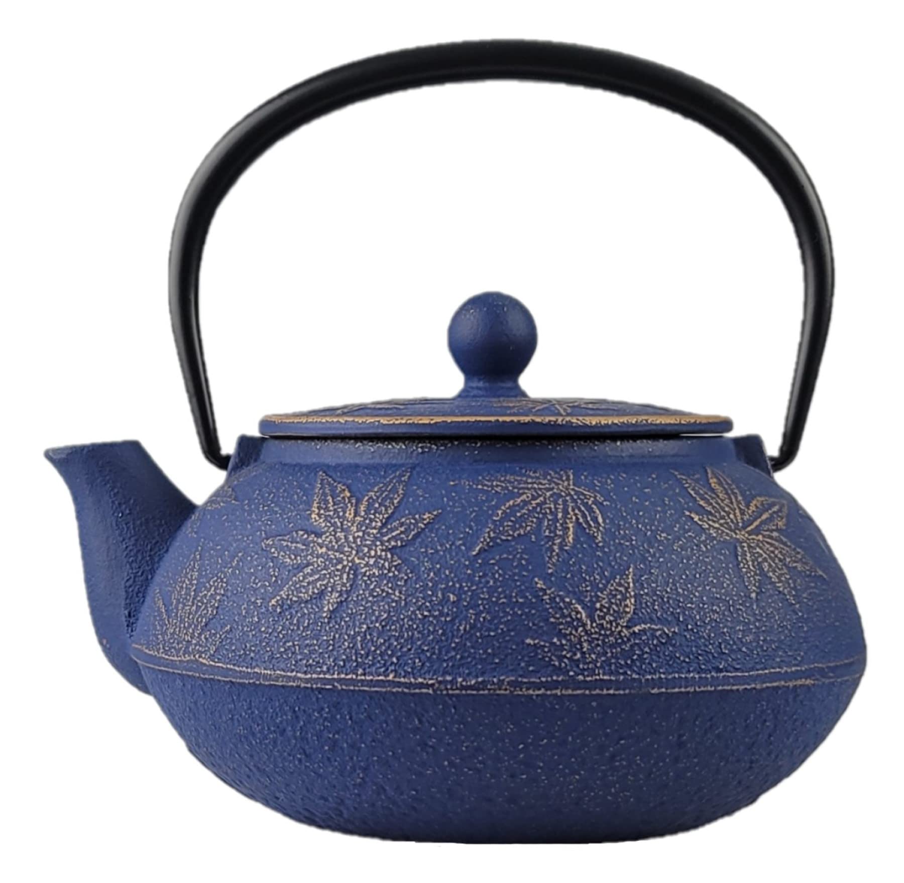 Iwachu 45749 Teapot Type 5 Maple Gold/EBU 0.65L Inner Enamel Nambu Ironware