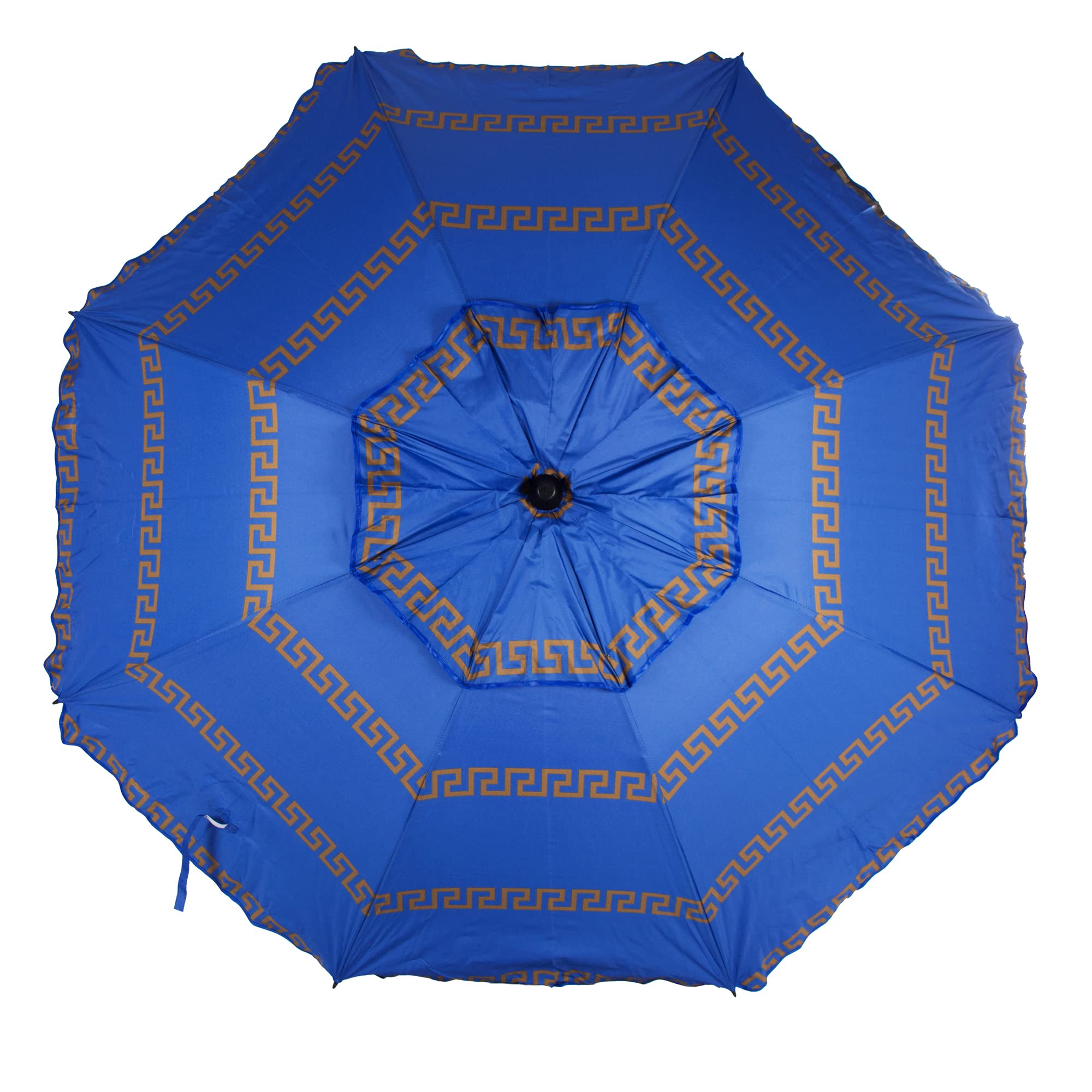 CREVICOSTA QUALITY MARK MARCAS DE CALIDAD - Sombrilla de Playa 200cm con Espiral y Poste de Recorrido Total. Protección Total contra los Rayos UV