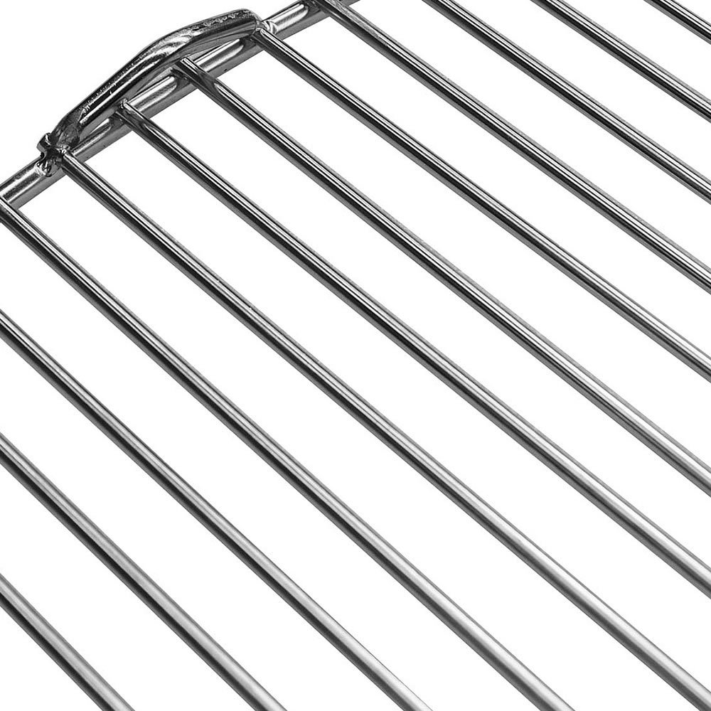 Melko Grill ruszt do grillowania ze stali nierdzewnej, okrągły, Ø 55 cm – do grillowania mięsa, ryb i warzyw