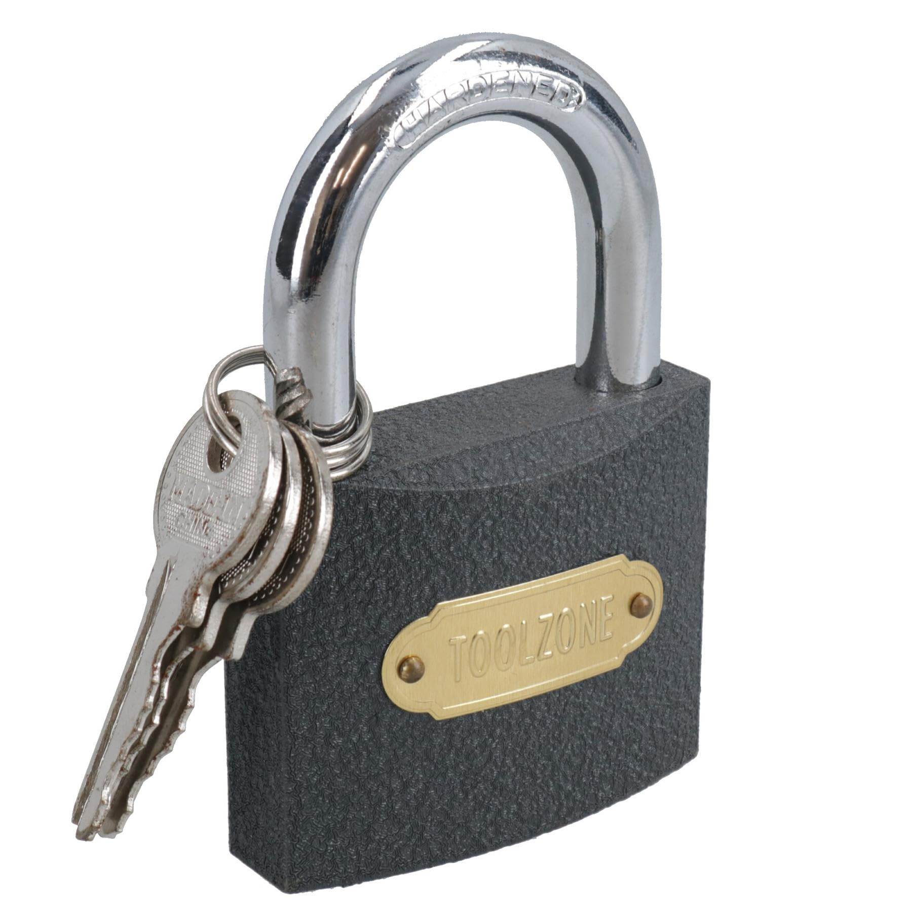 AB Tools 63mm Iron Padlock With Hardened Shackle Padlocks Shed Gate Lock from B&Q