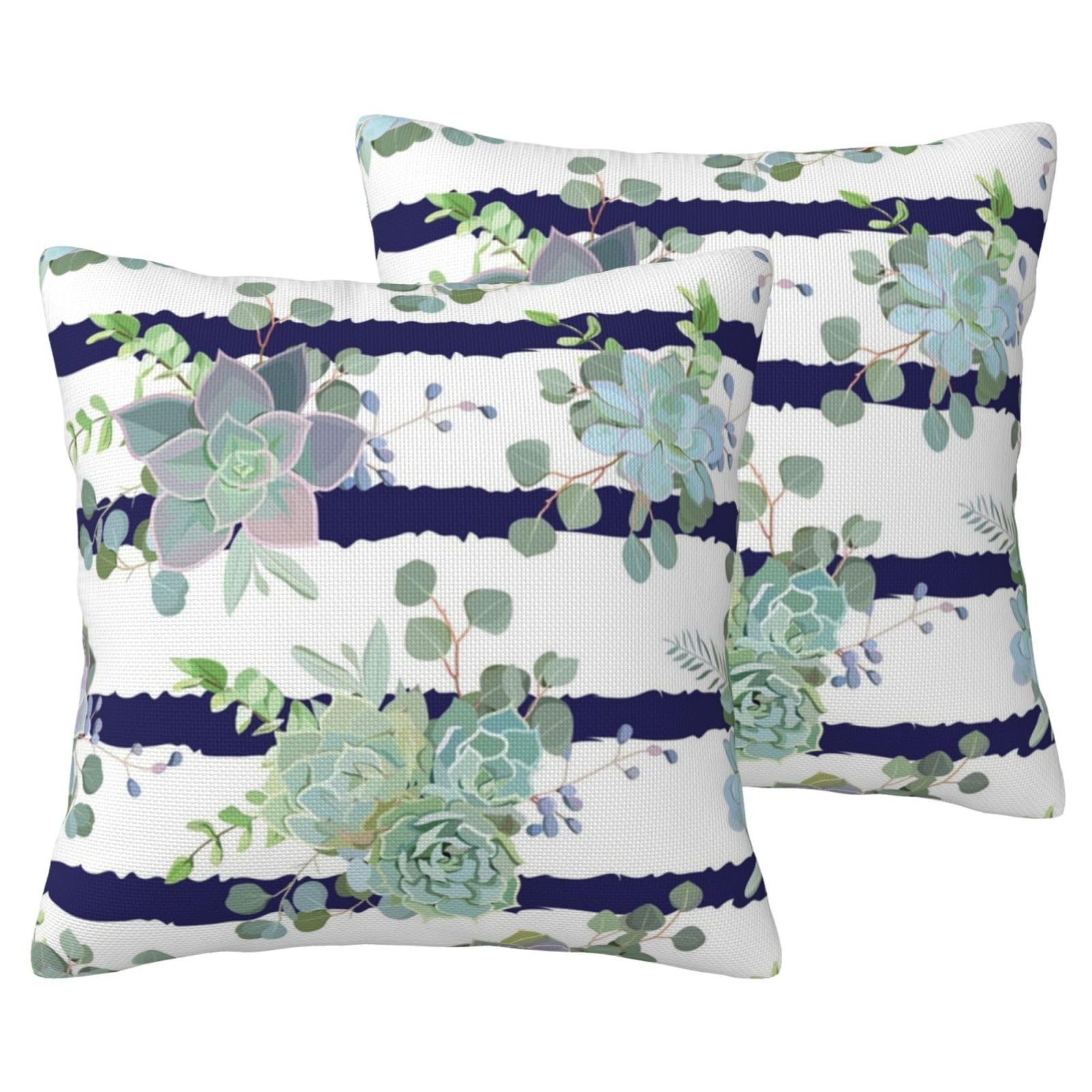 Housse de coussin imitation lin pour rajeunir vos vieux coussins de salon