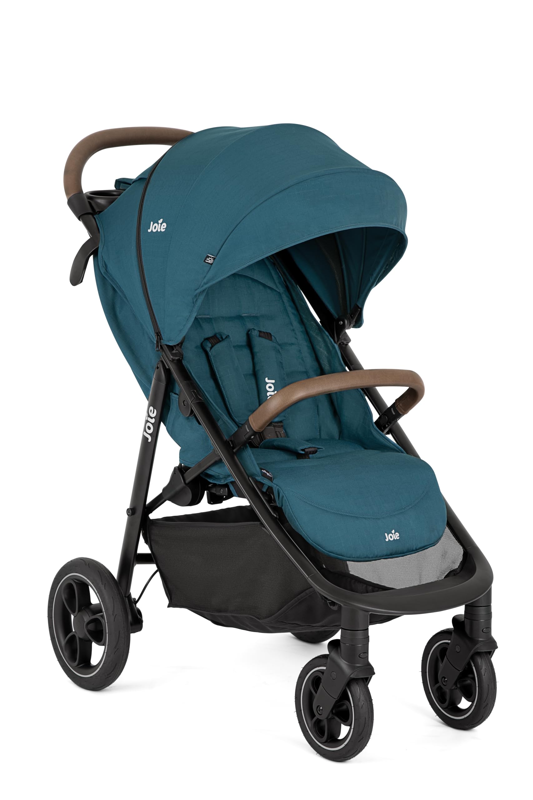 Wózki dziecięce marki Joie. Model Litetrax Litetrax Pro do 22 kg z rozkładaniem i rozkładaniem i ochroną przed deszczem, paw