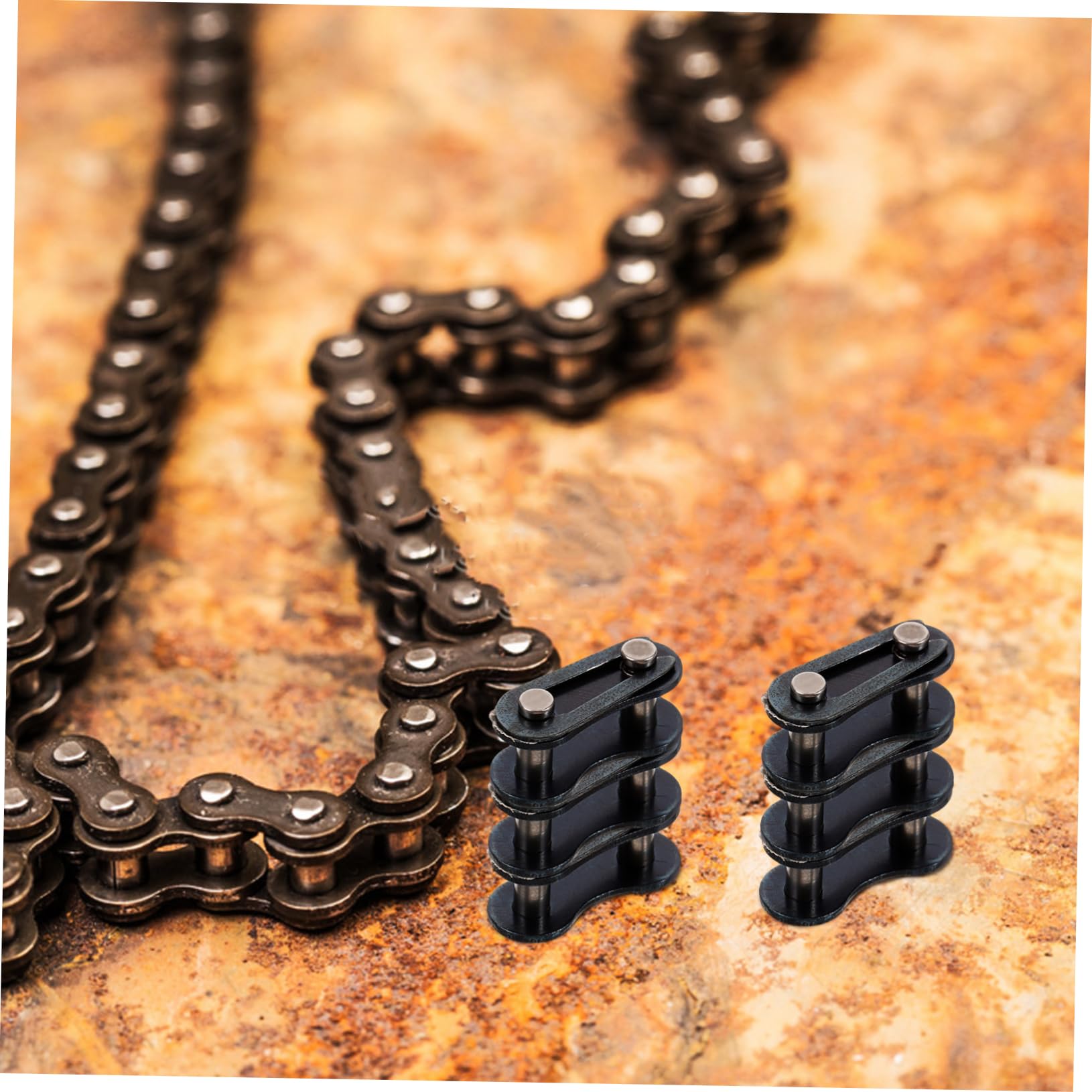 FUNOMOCYA Bicycle Chain Joint Connector 10pcs Chain Links Durable Alloy Material