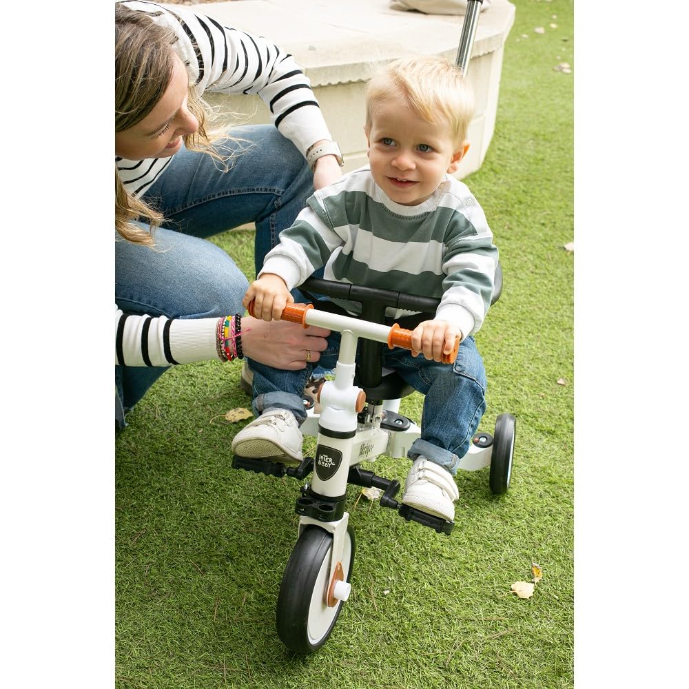 Interbaby Norby: 5 in 1 Dreirad und Laufrad mit Verdeck, 1 bis 5 Jahre