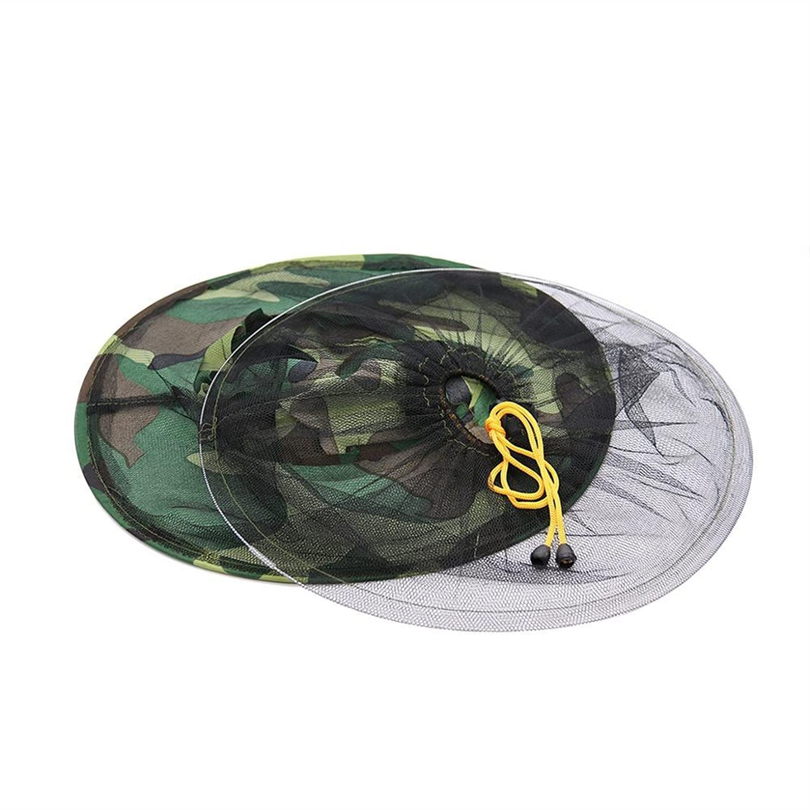 Abiti di Apicoltura. 20pcs Apicoltura Cappello all'aperto Camouflage Netto Filato Anti-zanzara da Pesca Parasole Protettivo Cappuccio Protezione Maschera Maschera (Color : Style 1)