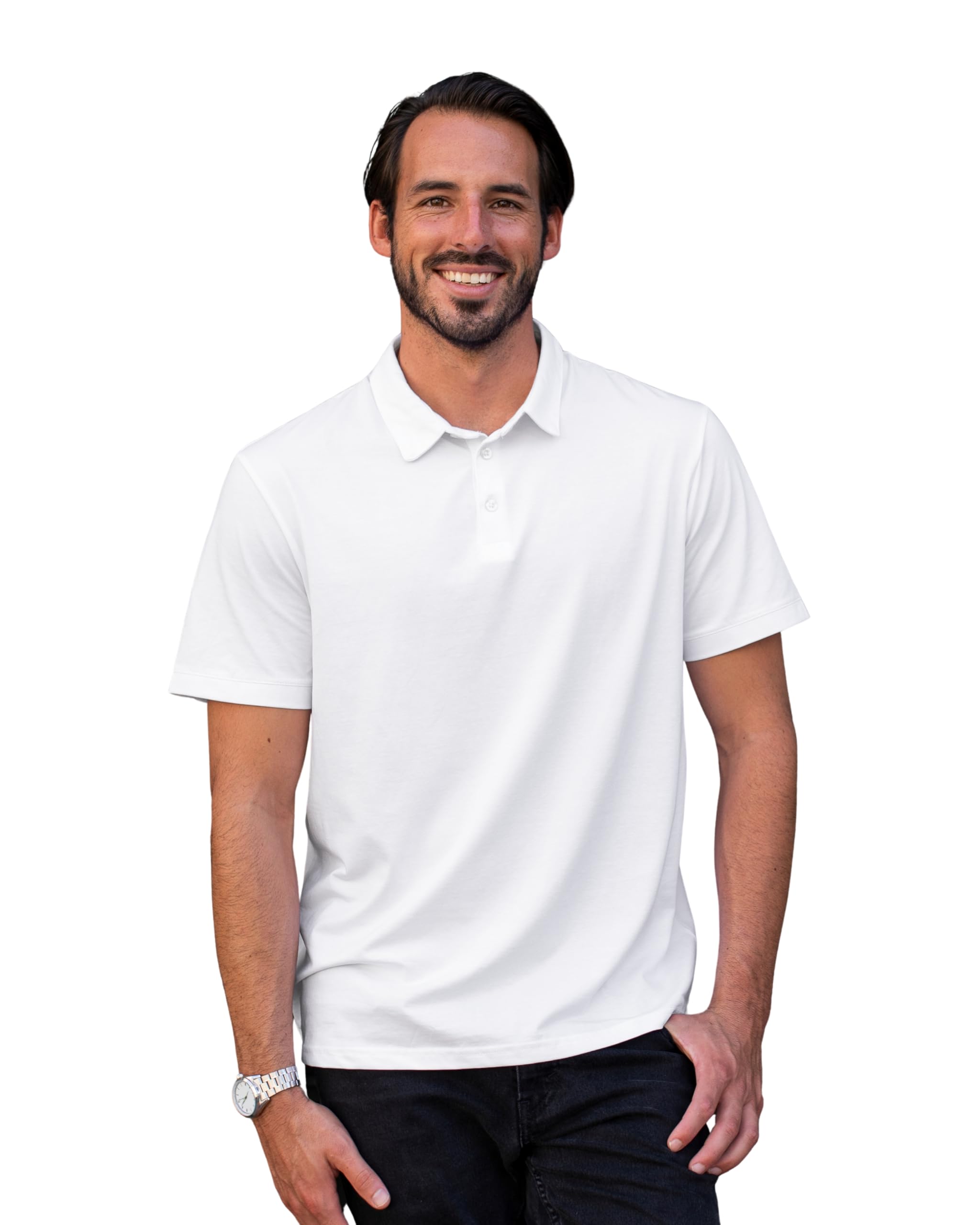 Men's Pure Cotton Solid Polo Tshirt | Collar Tshirts | Half Sleeves | Plain-Regular Fit-picture-39