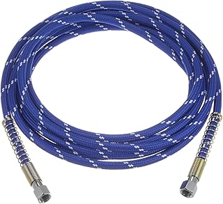 Steam Hose, 5 M PTFE Iron Silicone Rubber Steam Tube Rubber Steam Hose Boilers High Pressure 10mm Dia Steam Hose for All Steam Irons