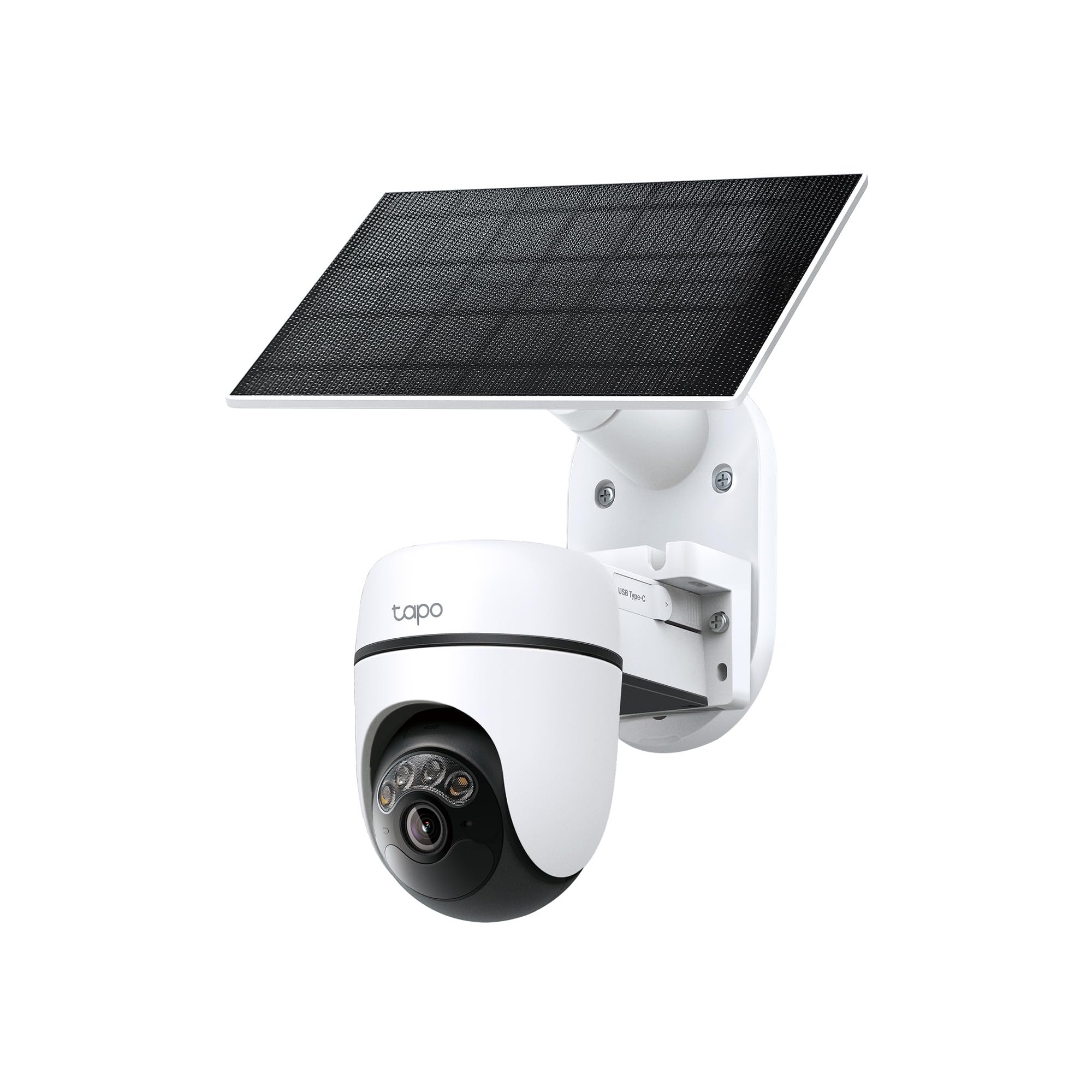 Tapo C630 Kit - Cámara vigilancia WiFi Exterior 360°, 3K, Solar | Detección de Movimiento. Con Panel Solar. Visión Nocturna. Alarma Luz y Sonido. App Tapo.