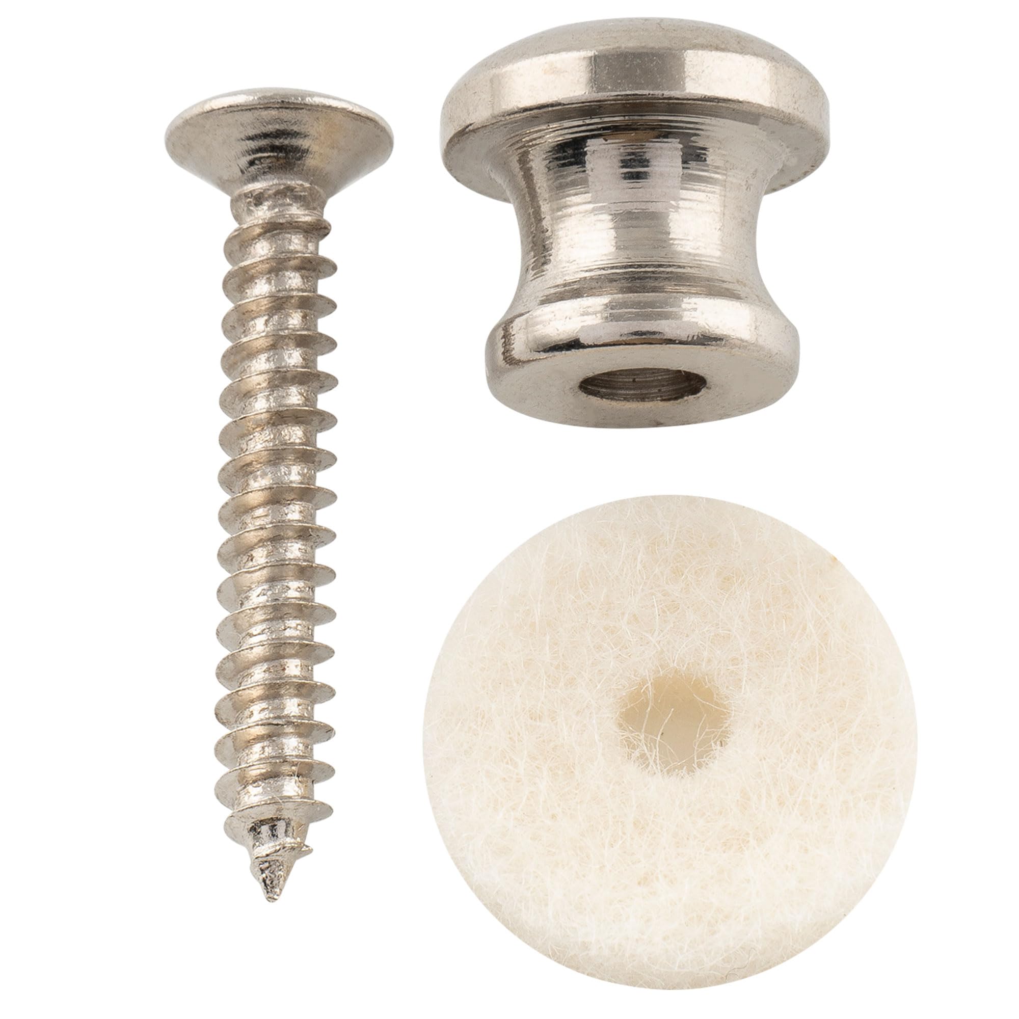 Musiclily Pro 17mm Large Round Steel Strap Button End Pins For Acoustic