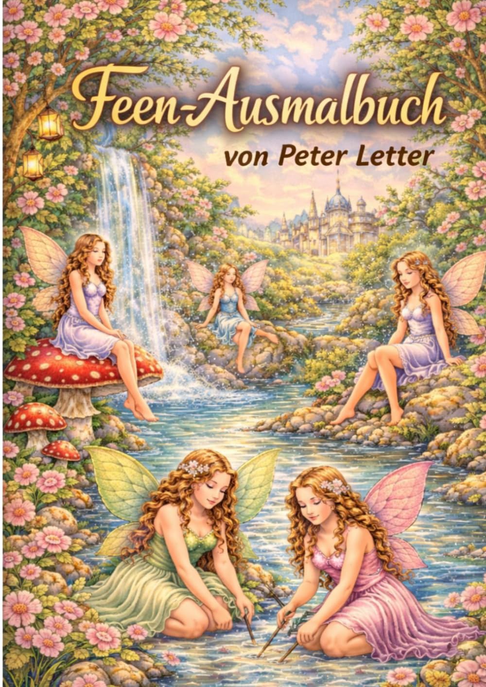 Das Feen - Ausmalbuch: Drachen , Trolle, Einhörner