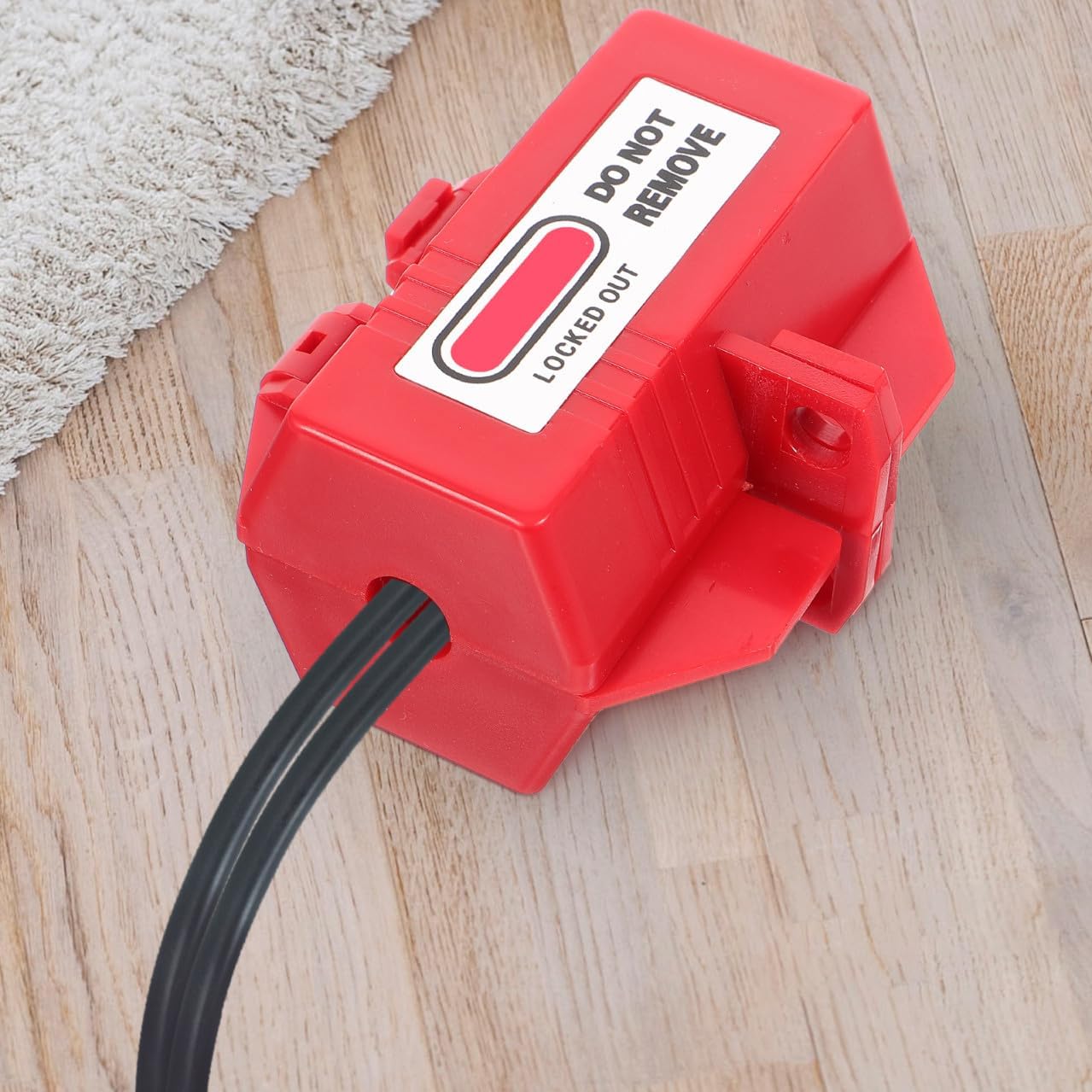 Power Plug Lock Device Industrial Grade Cord Lock for Air Conditioners Tvs Energy Saving Multi Functional Easy to Use Compatible with Various Plug Types