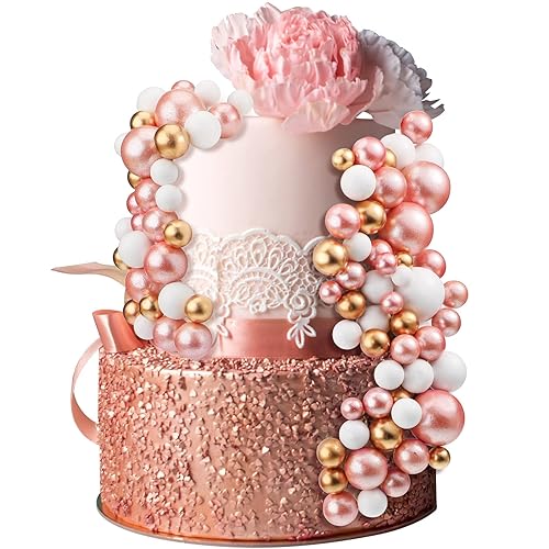 Miniatura 24 de 108 bolas para decoración de tartas, decoración de cupcakes, globos de espuma para hornear pasteles, boda, aniversario, decoración de cumpleaños