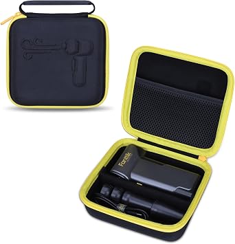 XANAD Hard Case for WOLFBOX MegaFlow MF50 MF60 MF70 / Fanttik Fantik B10 Pro Max/VASSON/ZOAIVR Electric Air Duster, Black Case Only