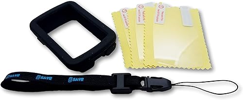 Miniatura 1 de Garmin Edge Ultimate Protection Bundle - Incluye cordón, funda protectora de silicona moldeada y 3 protectores de pantalla... (para Edge 530)