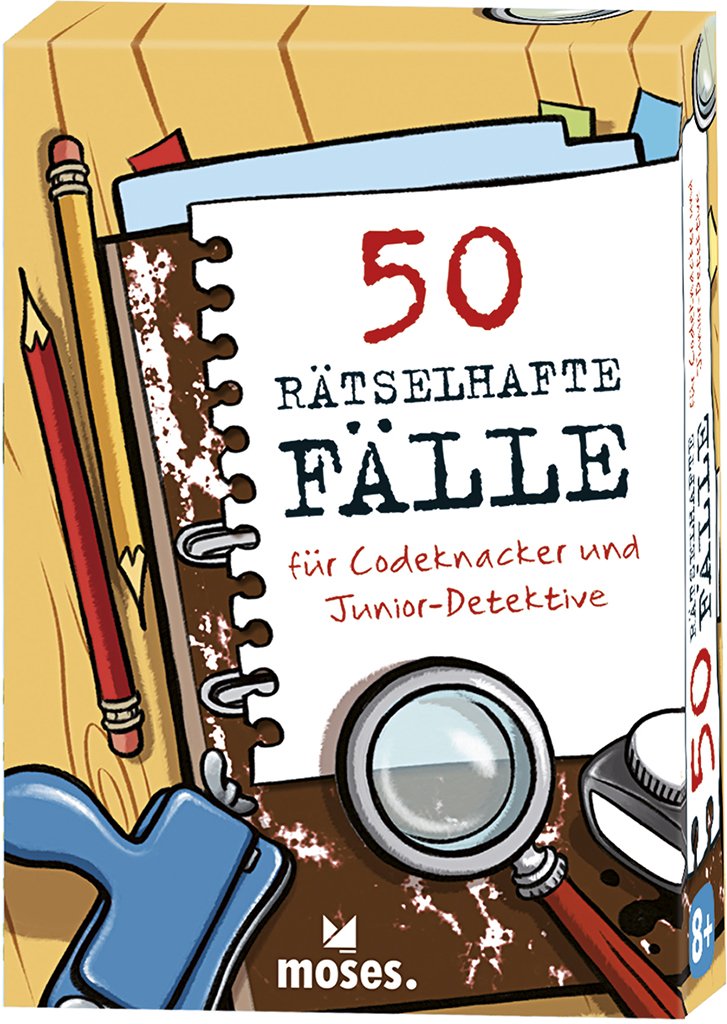 50 rätselhafte Fälle für Codeknacker und Junior-Detektive