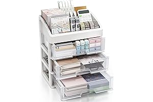 3-Drawer Plastic Desk Organizer: The Ultimate Storage Solution