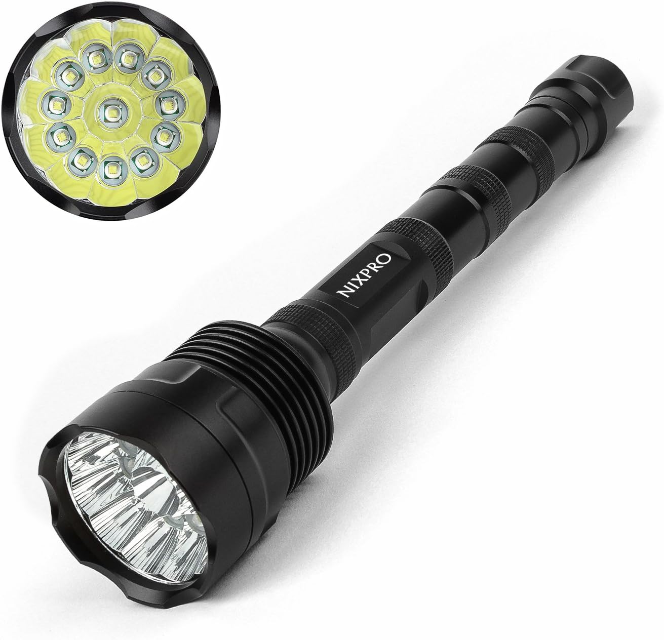 LED Flashlight 12X CREE XM-L T6 10000 Lumens Torch