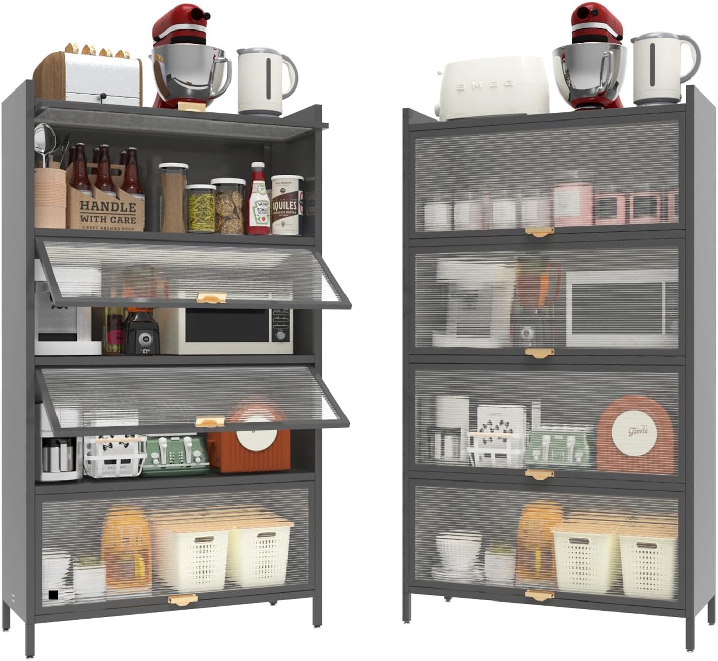 Amazon.com: Nobilsteel 5 Tier Kitchen Pantry Storage Cabinet, 56in ...