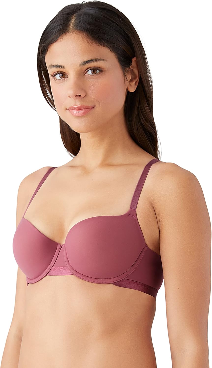 b.tempt'd by Wacoal Women's Nearly Nothing T-Shirt Bra, Maroon, 36C - Image 2