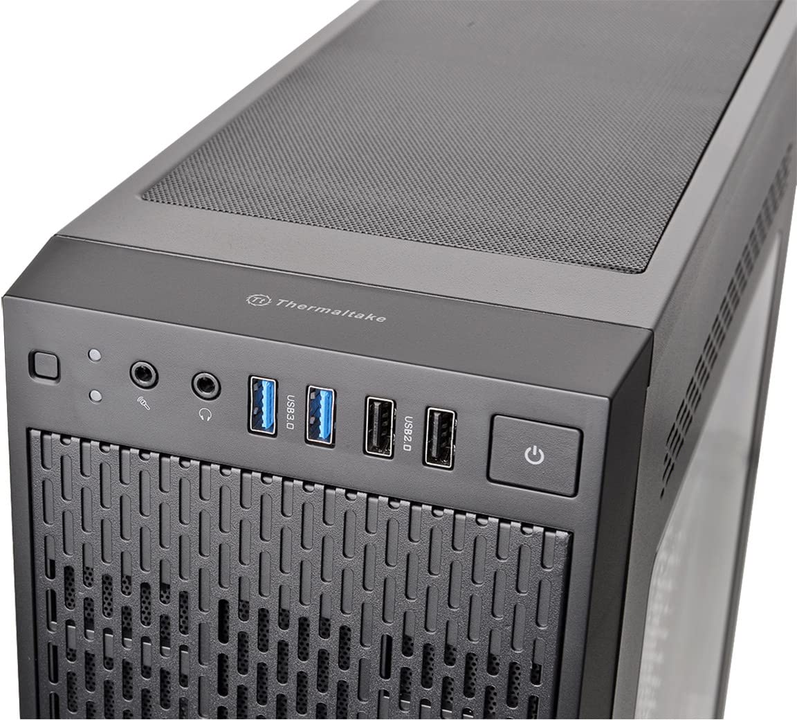 Thermaltake S300 PCケース 縦置き ブラック ThermaltakeThermaltake S300 TG Mid-Tower Thermaltake