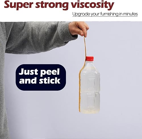 Miniatura 5 de Moldura de pared para despegar y pegar, tiras decorativas plegables flexibles de 33 x 0.8 pulgadas para pared, muebles, moldura autoadhesiva