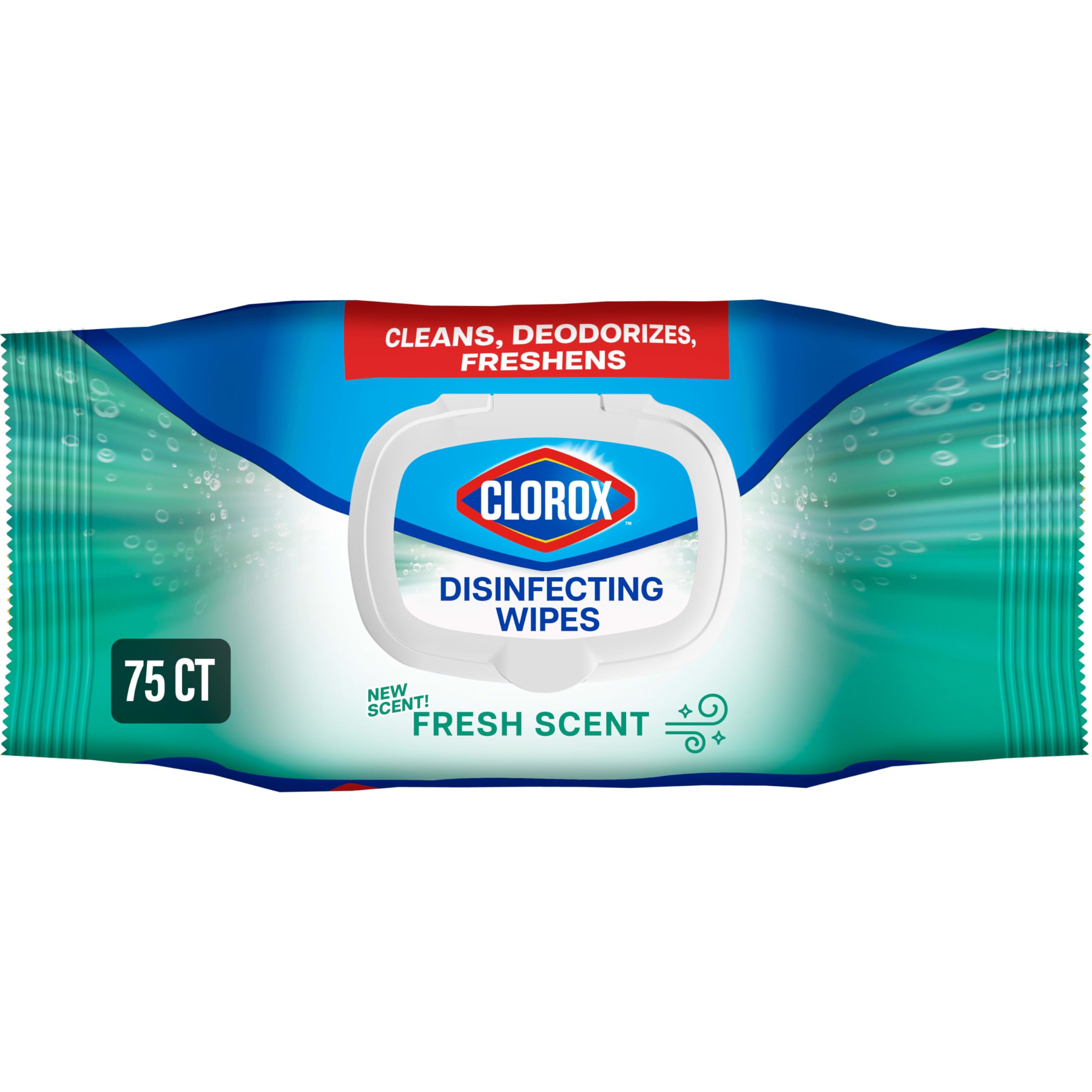 Clorox Disinfecting Wipes Cleaning Wipes Flex Pack Fresh Scent 75 Count Pack May Vary
