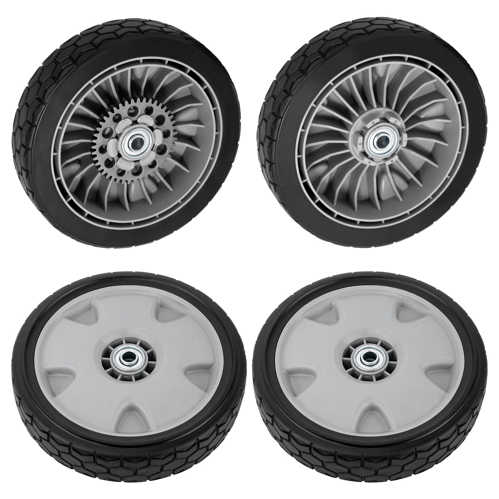 XaXmTee 4PCS 9" HRX217 Lawn Mower Wheel Kit Fit for Honda HRX217 Lawn Mower