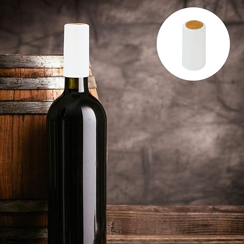 Miniatura 4 de Hemoton 100 cápsulas termorretráctiles para botellas de vino, cápsulas retráctiles para bodegas, uso doméstico, 1.181in