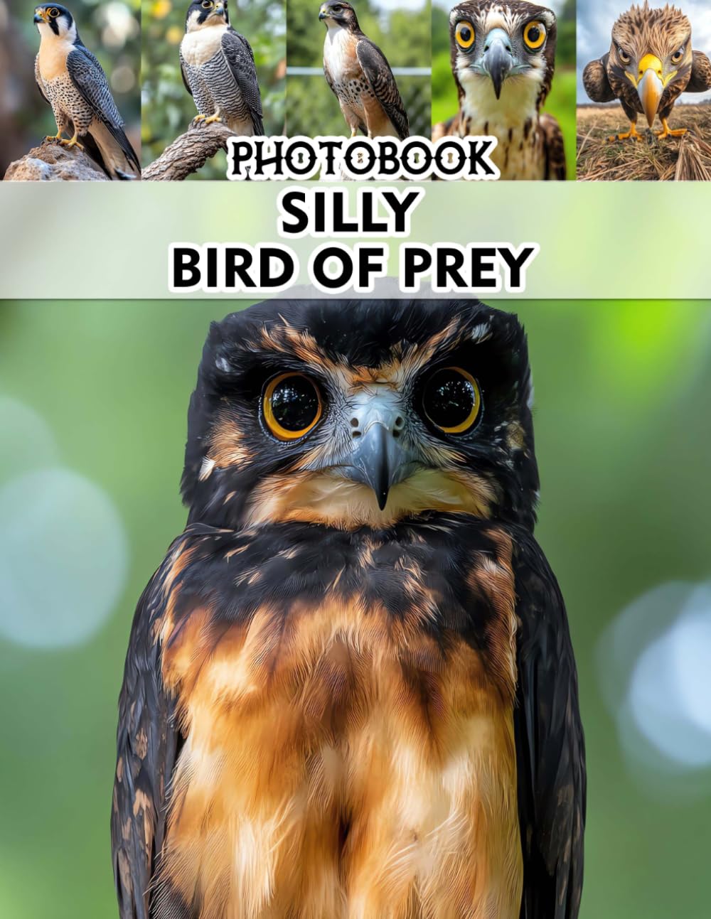 Silly Bird of Prey Photobook: A Collection of Comical Raptor Avian Photography for Birdwatching Enthusiasts