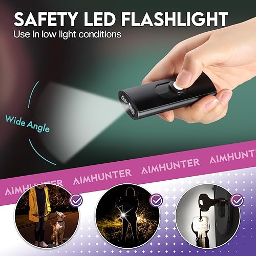 Miniatura 4 de AIMHUNTER Stun Gun for Woman Stun Gun Rechargeable 22,000,000 Volts with LED Flashlight Safety Switch