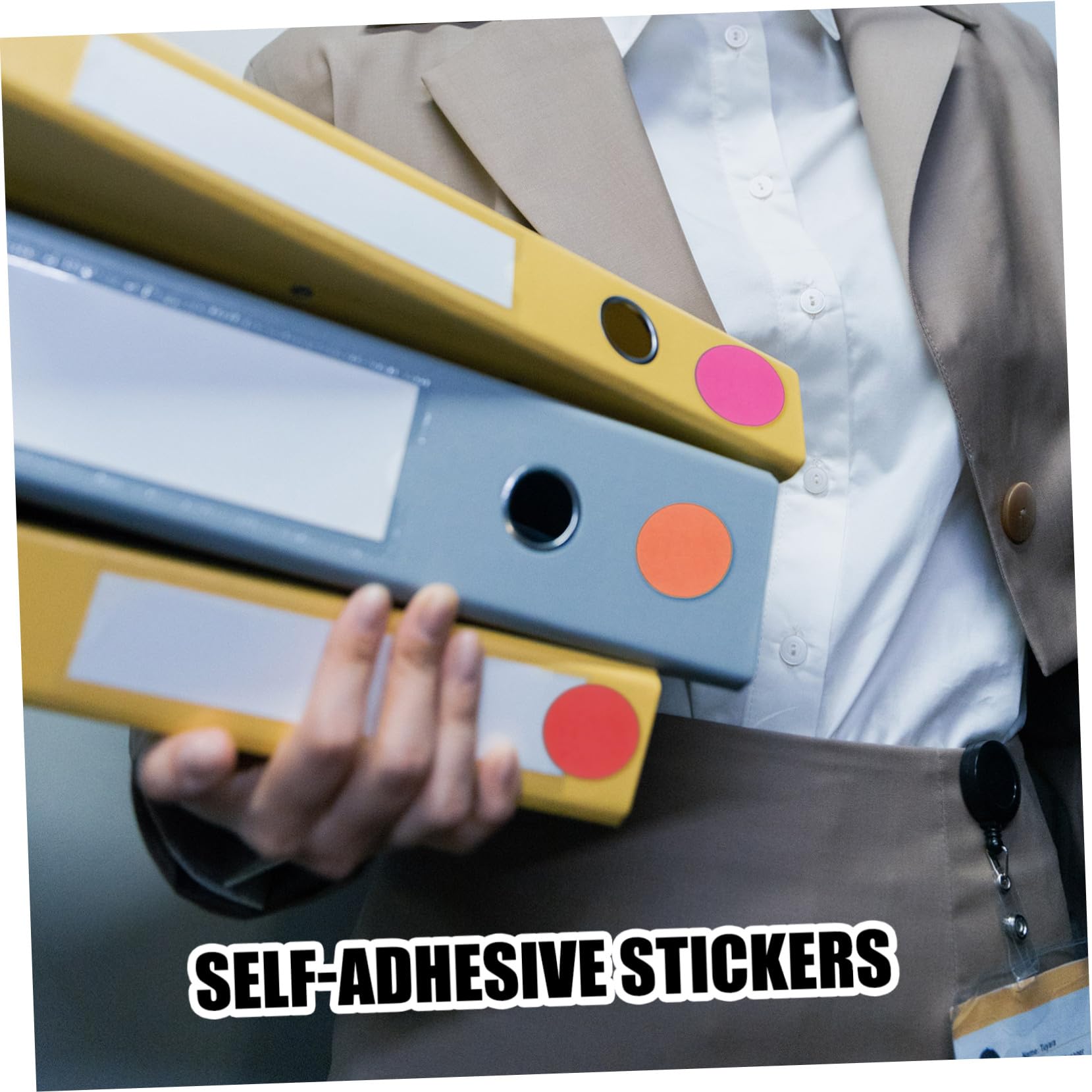 100fogli Etichette Adesive Punti Colorati di Adesivi Circolari Adesivi Rotondi per Sigillo Borse Etichette di Codifica per Lavori Artigianali Circolari Punti per Organizzazione