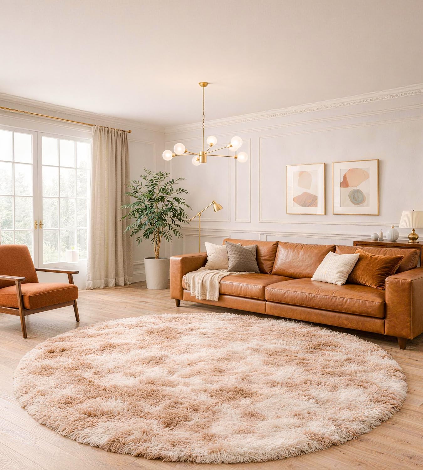 MARATIP Teppich Wohnzimmer Hochflor Schlafzimmer Wohnzimmerteppich