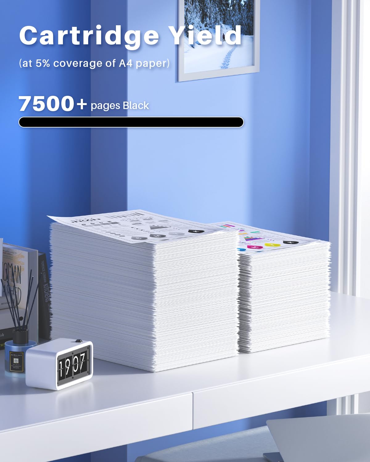 INK4U 415X W2030X, 415X Nero Cartuccia Toner, Alta Capacità, Chip Recente, Compatibili per HP LaserJet M453, M455, MFP M479, MFP M480, M454dw, M454dn, MFP M479fdw, M479fdn, M479dw, M455dn, M480f