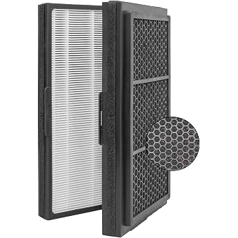 Pro Smokestop Filter Compatible with Blueair Pro M Pro L Pro XL Air Purifiers Particle & Carbon Folding Filter Dust Pollen Smoke Removal