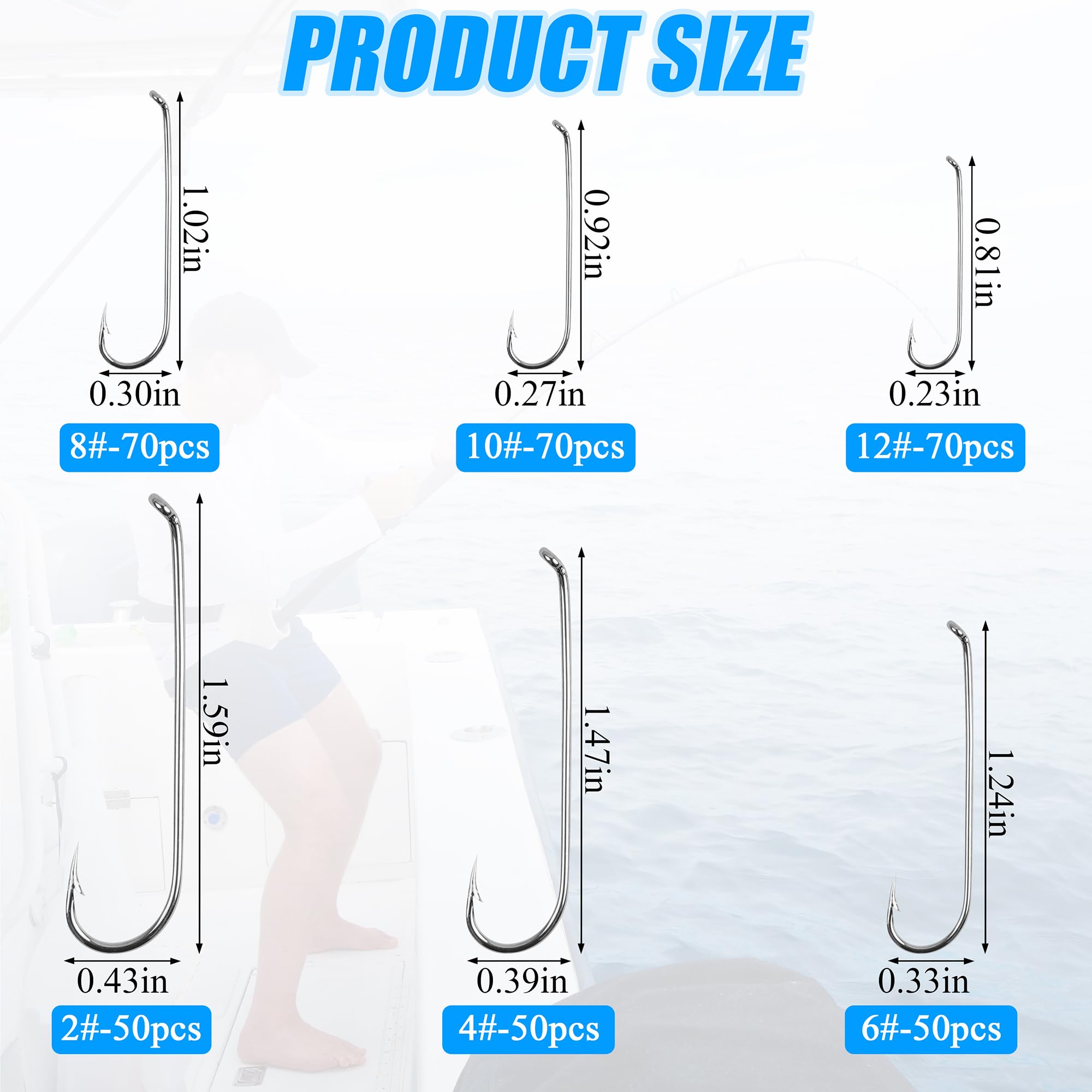 Amazon | VATEICO フライフィッシングフックキット 360ピース ミックス