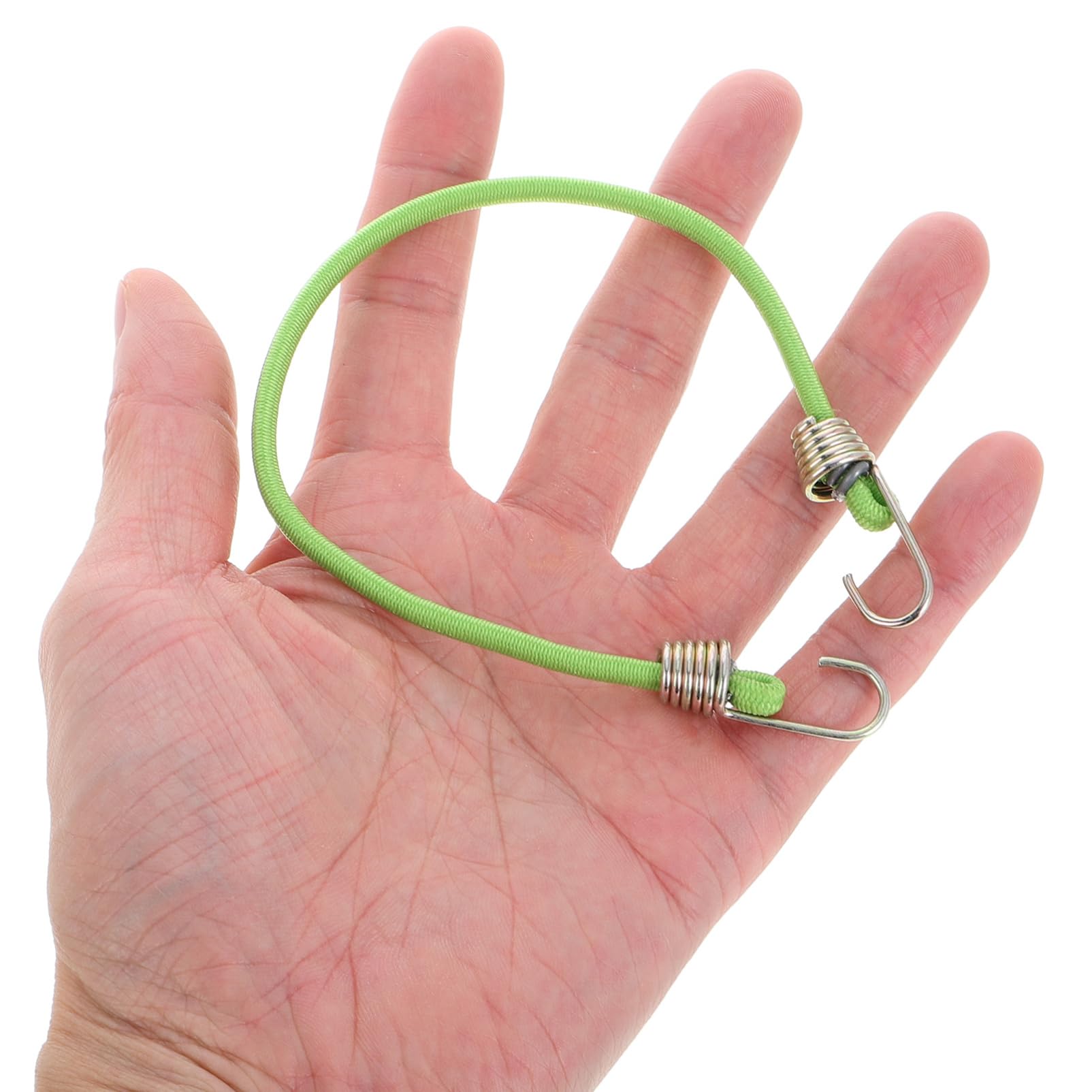 Corde Elastiche Fissaggio Sicuro Lunghezza Regolabile 50 Pezzi Mini con Ganci , Cinghia in Lattice e Zinco per Valigie e Campeggio | Ganci Piccoli, Uso Portatile Multiuso, Materiale Lattice e Zinco, per Carico e Tenda