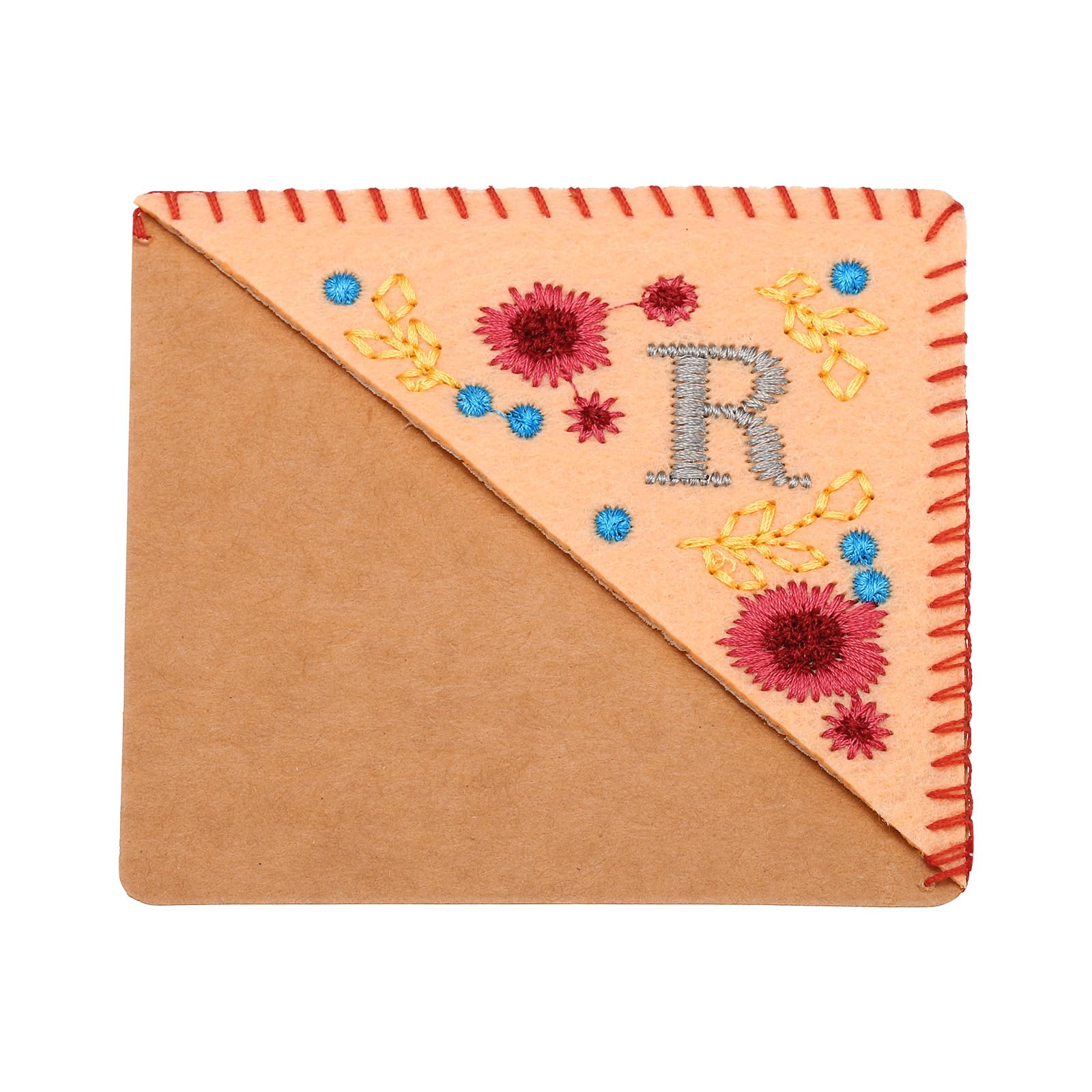 PATIKIL Personalized Embroidered Corner Bookmark