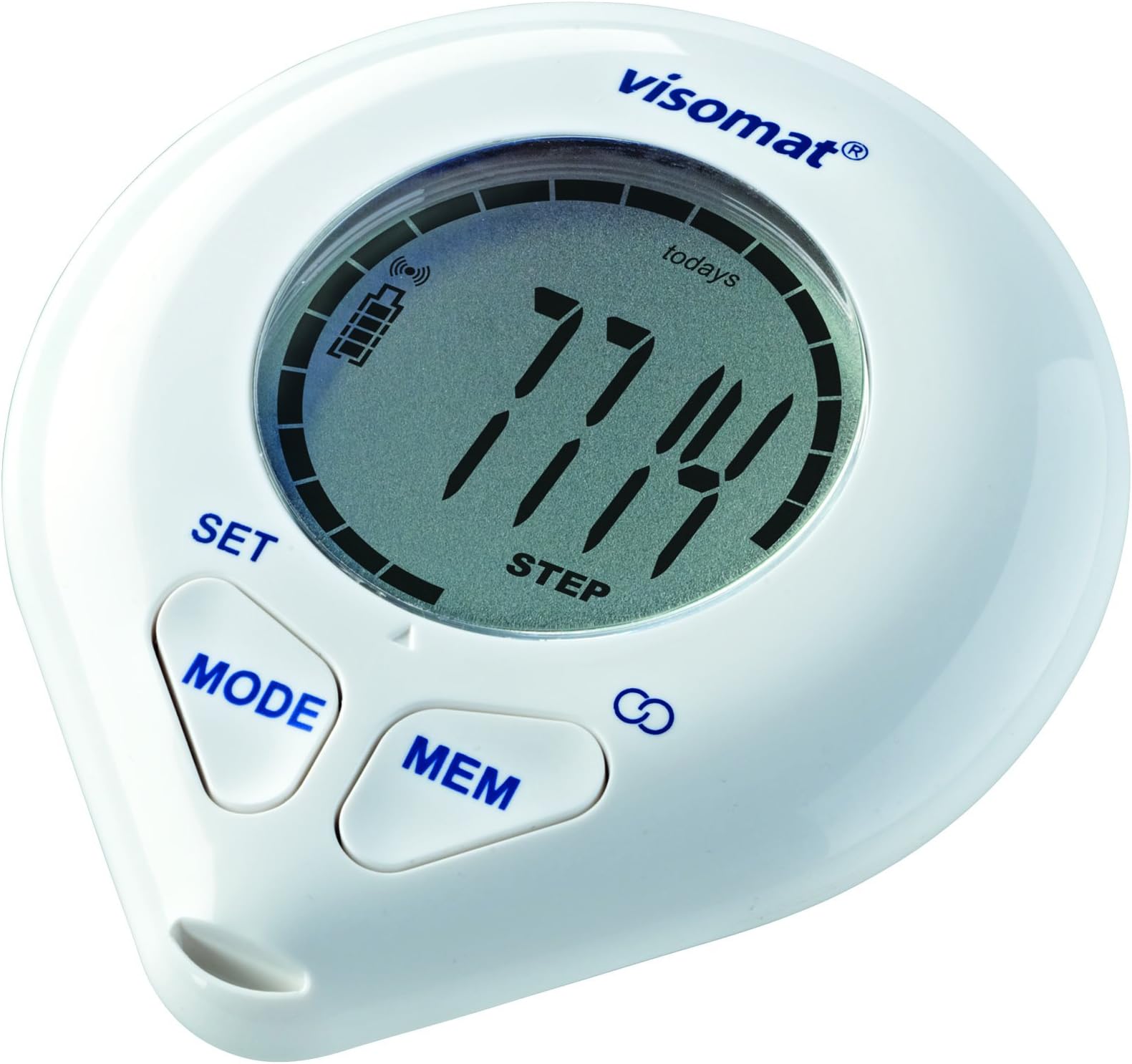 Visomat Vision Digital Step Pedometer with Bluetooth